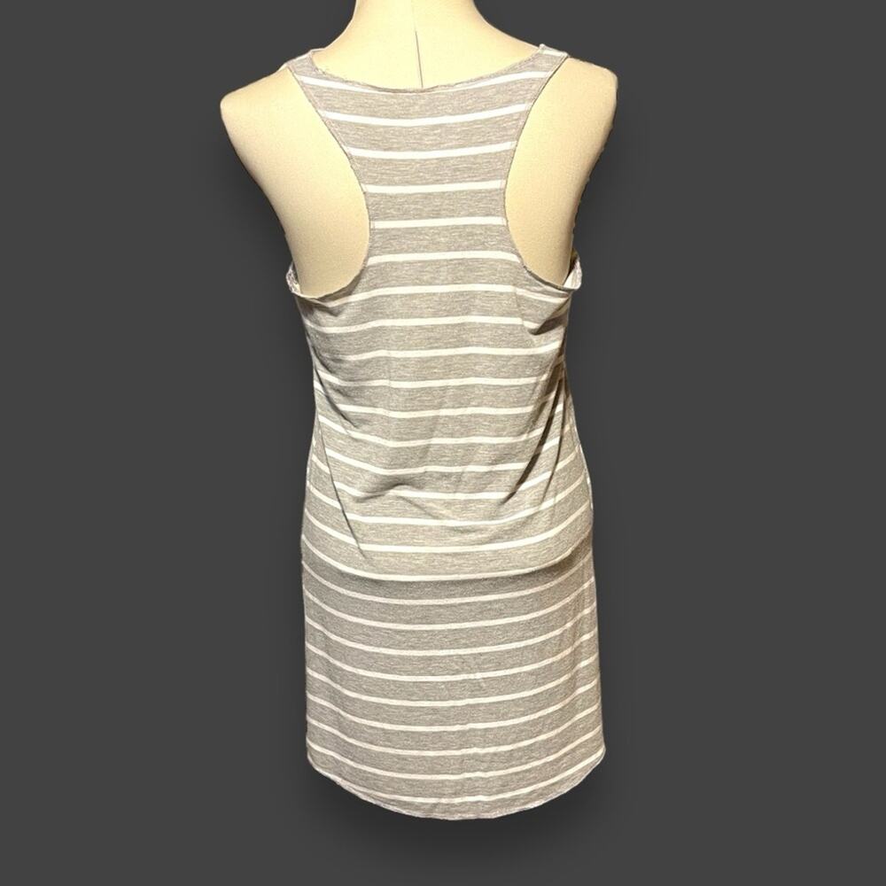 Oakley Spunk Racerback Tank Dress with Pocket Gray White Medium - Picture 2 of 3
